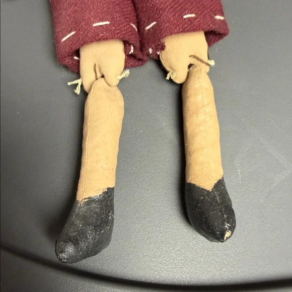 Adorable antique marionette boy, 10 long plus the strings. Grey1